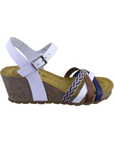 Woman Sandals THE HAPPY MONK RIVIERA003 SANDALIAS DE MUJER PIE AZUL MARINO