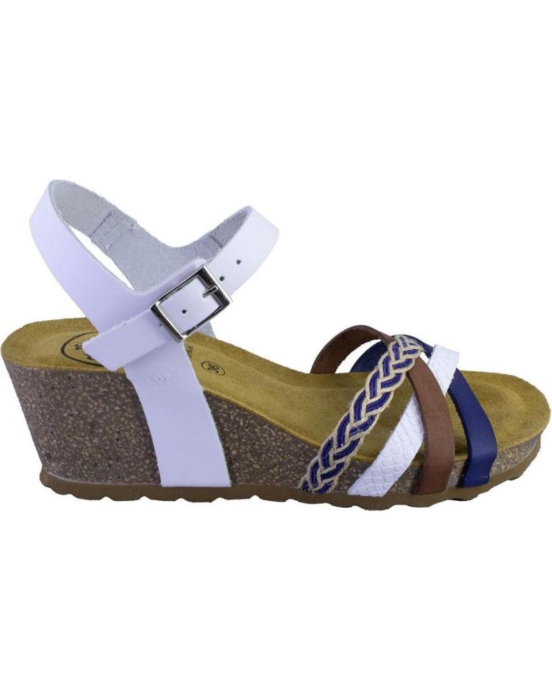 Sandali per Donna THE HAPPY MONK RIVIERA003 SANDALIAS DE MUJER PIE AZUL MARINO