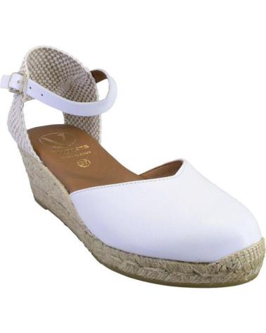 Sandales pour Femme VIGUERA 1757 NAPA ALPARGATAS DE MUJER PIEL BLANCO
