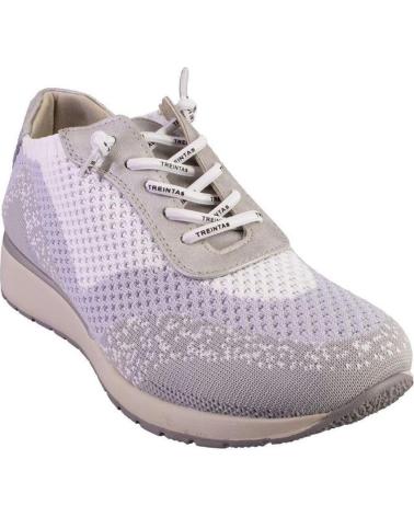 Sportif pour Femme TREINTAS L4163 ZAPATILLAS CASUAL DE MUJER GRIS