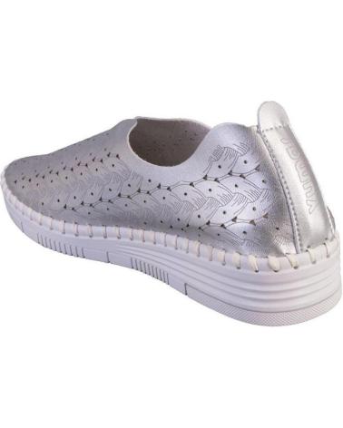 Deportivas de Mujer YUMAS BONAIRE ZAPATILLAS CASUAL DE MUJER PLATA