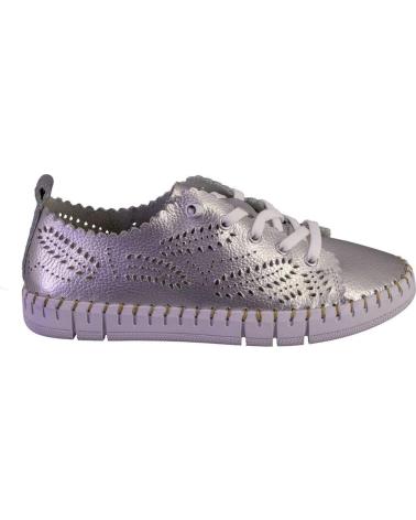 Sportivo per Donna THE HAPPY MONK CRETA014 ZAPATILLAS CASUAL DE MUJER PIE PLATA