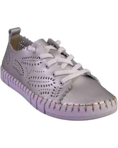 Sportivo per Donna THE HAPPY MONK CRETA014 ZAPATILLAS CASUAL DE MUJER PIE PLATA