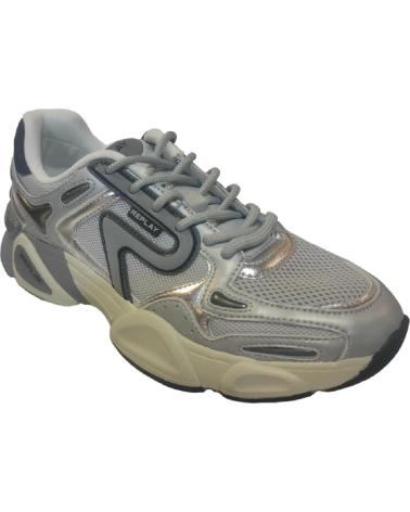 Deportivas de Mujer REPLAY DESTINY W MIX RS9N0001T PLATA GRIS