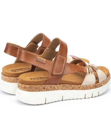 Woman Sandals pikolinos SANDALIAS CUNA PALMA MARFIL W4N-0968C1 CRUDO