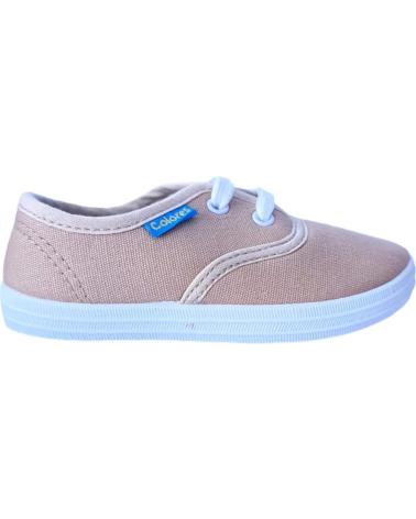 Sneaker für Mädchen COLORES ZAPATILLA LONA 2417 BEIGE
