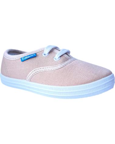 Sneaker für Mädchen COLORES ZAPATILLA LONA 2417 BEIGE