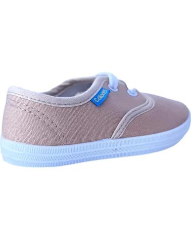 Sneaker für Mädchen COLORES ZAPATILLA LONA 2417 BEIGE