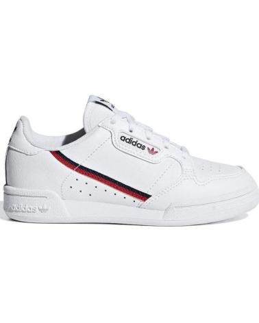 Sportivo per Bambina e Bambino ADIDAS ZAPATILLA CONTINENTAL 80 G28215 BLANCO