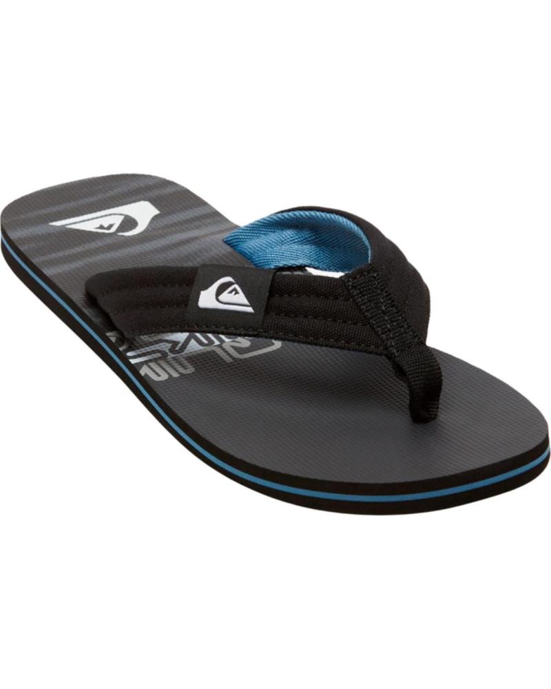 QUIKSILVER MOLOKAI LAYBACK SCHWARZE FLIP-FLOPS NEGRO