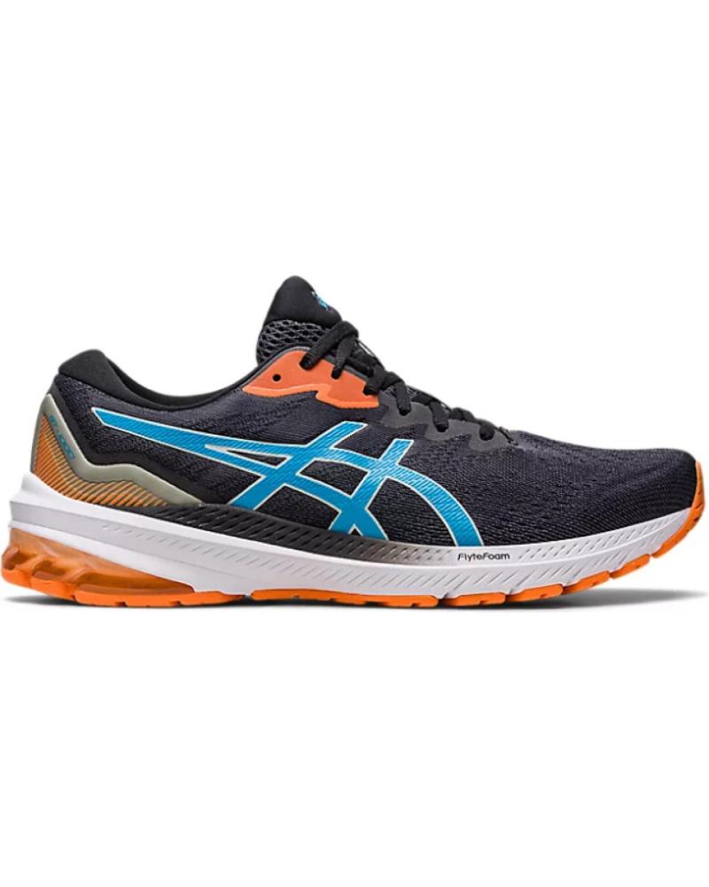 ASICS GT-1000 11 NEGRO AZUL NARANJA NEGRO