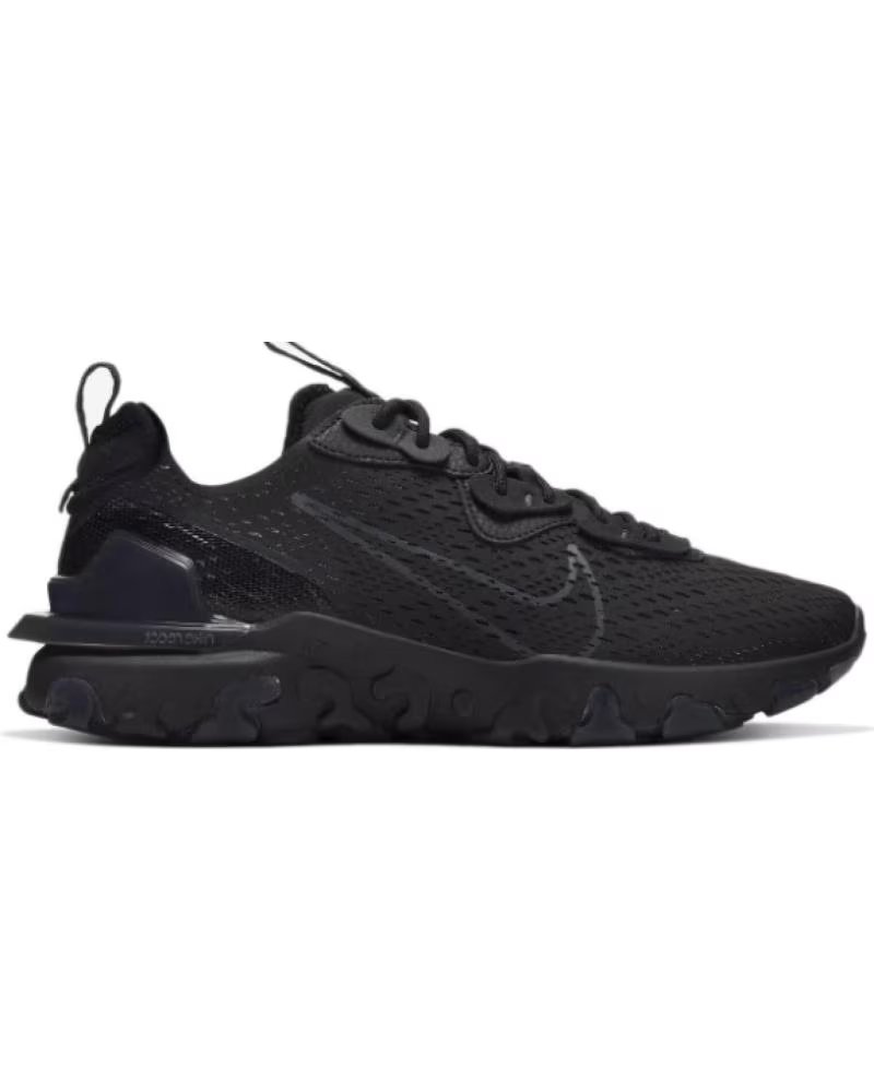 SNEAKER NIKE REACT VISION DA UOMO NERO NEGRO