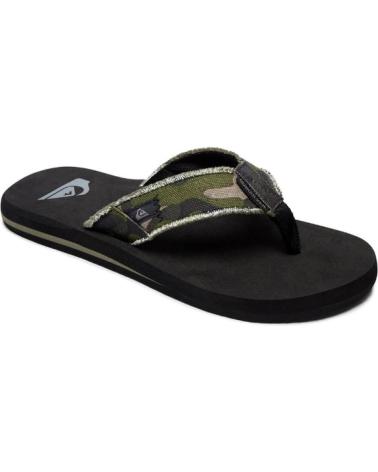 CHINELOS SANDÁLIAS QUIKSILVER MODELO MONKEY PARA HOMEM PRETO VERDE CAMUFLADO NEGRO