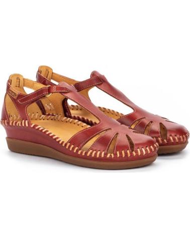 Sandales pour Femme PIKOLINOS SANDALIAS 0802 CADAQUES BURDEOS ROJO