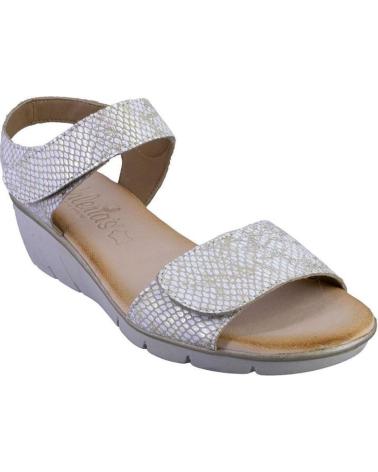 Sandalias de Mujer VALERIAS 9005 SANDALIAS DE MUJER PIEL PLATINO