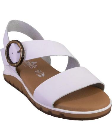Sandalias de Mujer VALERIAS 1130 SANDALIAS DE MUJER PIEL BLANCO