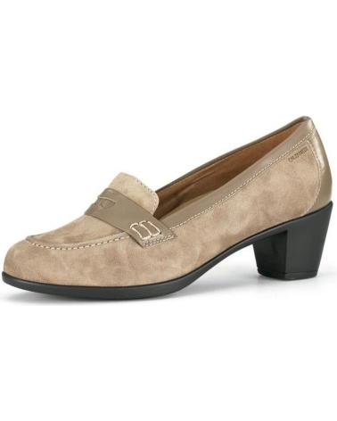 Woman Mocasines CALZAMEDI ANCHO ESPECIAL MOCASIN MUJER BEIGE