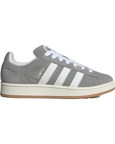 ADIDAS MODELO CAMPUS 00S GRETHR-FTWWHT-OWHITE PARA HOMBRE COLOR GRI GRIS