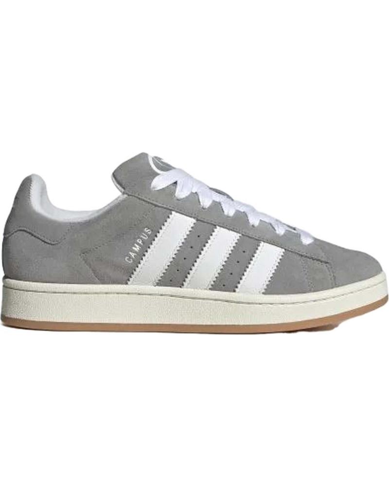 ADIDAS MODELO CAMPUS 00S GRETHR-FTWWHT-OWHITE PARA HOMBRE COLOR GRI GRIS
