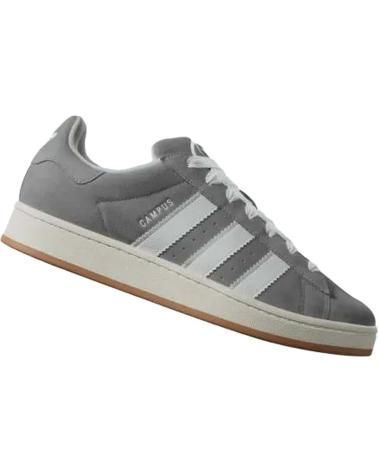 ADIDAS MODELO CAMPUS 00S GRETHR-FTWWHT-OWHITE PARA HOMBRE COLOR GRI GRIS