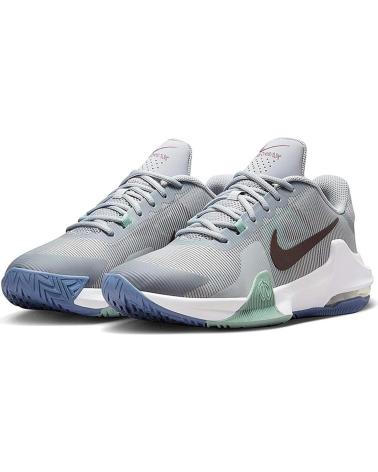 Trainers-De-Hombre-NIKE-ZAPATILLAS-DE-BALONCESTO-AIR-MAX-IMPACT-4-PARA-HOMBRE-EN-COL-GRIS