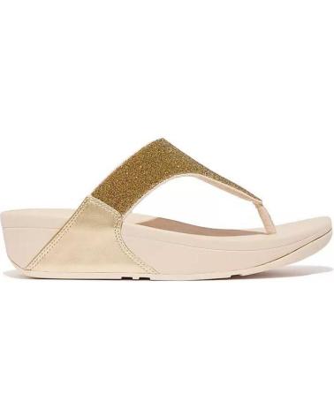 Tongs pour Femme FITFLOP LULU OPUL TOE-POST SANDALS GB4 AMARILLO