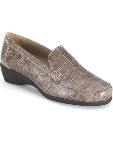 Woman Mocasines CALZAMEDI TAUPE ORTOPEDICO MOCASIN MARRON