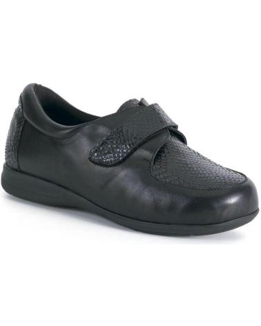Zapatos de Mujer CALZAMEDI ZAPATOS CON VELCRO ANCHO Y COMODOS NEGRO