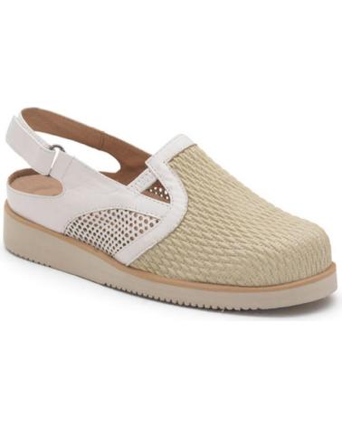 Tamancos de Mulher CALZAMEDI VERANO PALA ELASTICA COMODO BEIGE