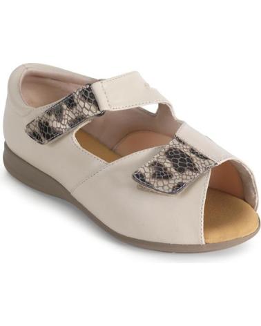 Sandalias de Mujer CALZAMEDI SANDALIA ORTOPEDICA DIABETICO BEIGE