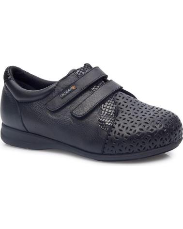 Zapatos de Mujer CALZAMEDI ZAPATO COMODO DOBLE VELCRO NEGRO