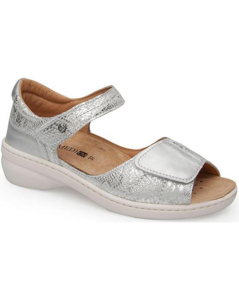 Sandalias de Mujer CALZAMEDI SANDALIA FASHION PLATINO