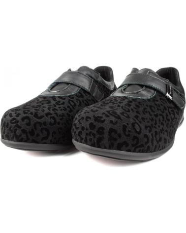 Sapatos de Mulher CALZAMEDI ZAPATOS VELCRO TIGRE W NEGRO