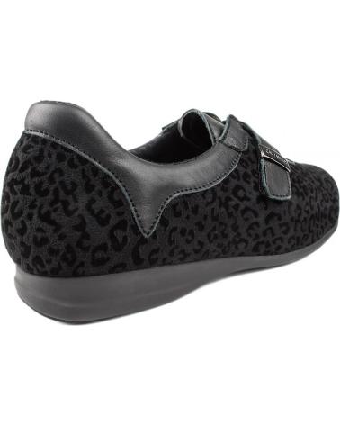 Sapatos de Mulher CALZAMEDI ZAPATOS VELCRO TIGRE W NEGRO