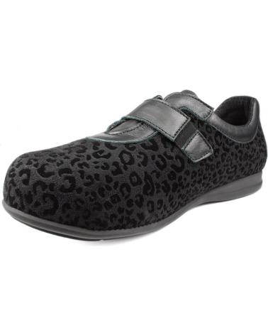 Sapatos de Mulher CALZAMEDI ZAPATOS VELCRO TIGRE W NEGRO
