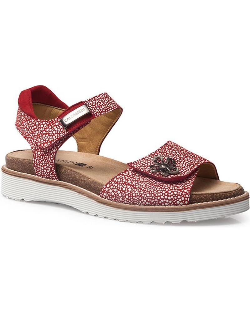 Sandalias de Mujer CALZAMEDI SANDALIAS EURIA ROJO