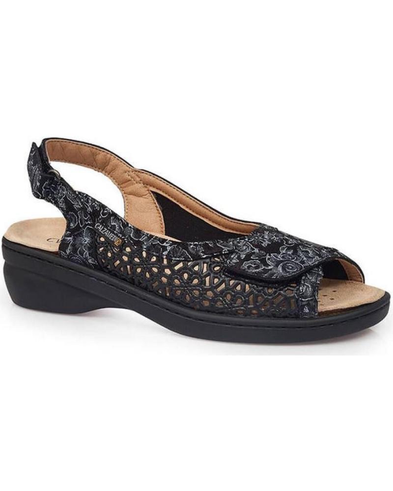 Sandalias de Mujer CALZAMEDI SANDALIAS JUANETES ELASTICA NEGRO