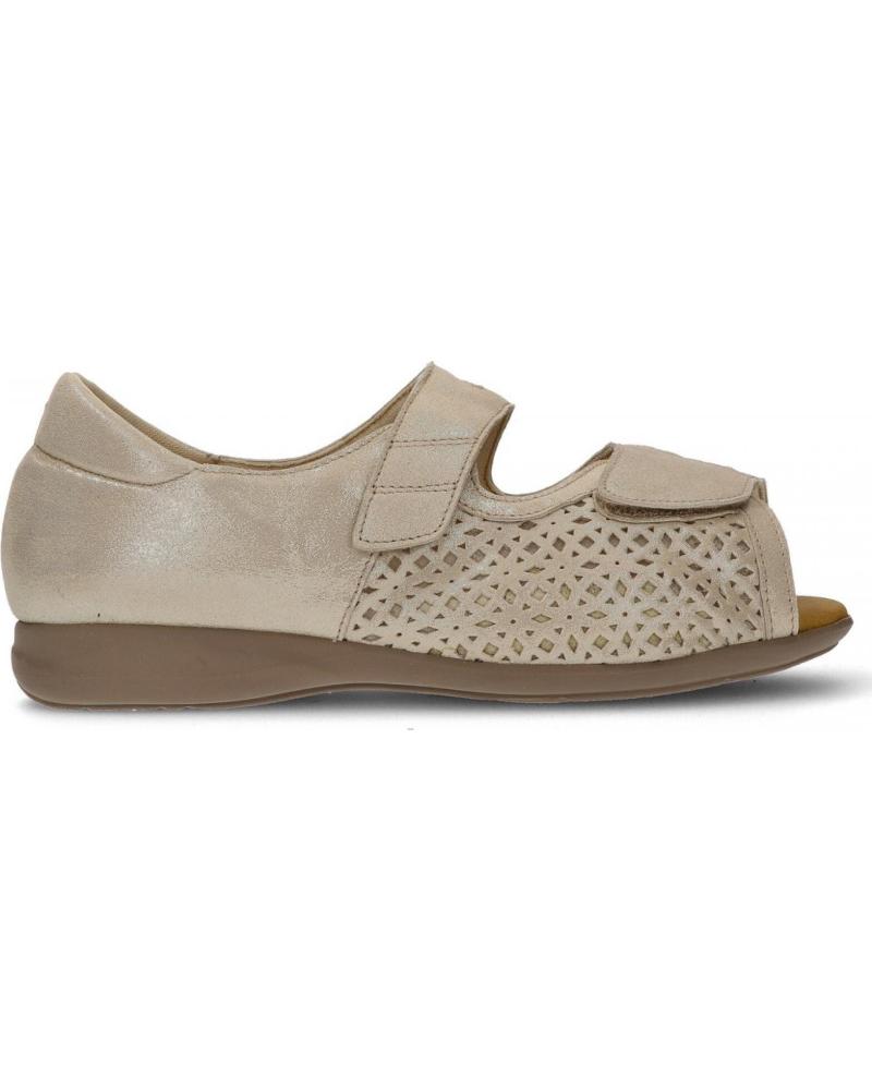 Sandalias de Mujer CALZAMEDI SANDALIA ORTOPEDICA TROQUELADA BEIGE