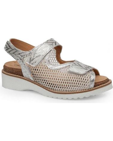 Woman Sandals CALZAMEDI SANDALIA ATENEA PLATINO