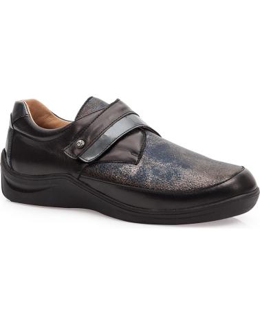 Chaussures pour Femme CALZAMEDI ZAPATOS ELASTICO DIABETICO 0750 NEGROAZUL