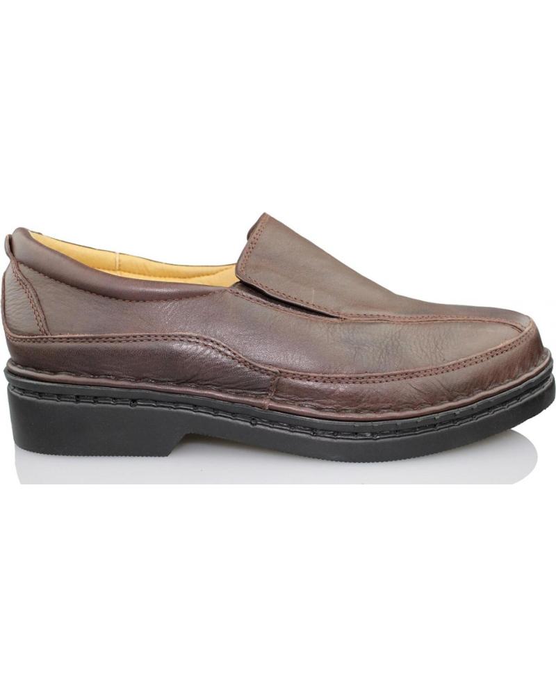 Mocassini per Uomo CALZAMEDI MOCASIN VESTIR MARRON HOMBRE NEGRO
