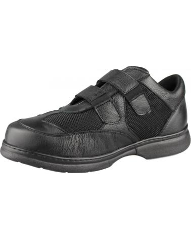 Schuhe für Herren CALZAMEDI ZAPATOS DOBLE VELCRO COMODO DIABETICO H NEGRO