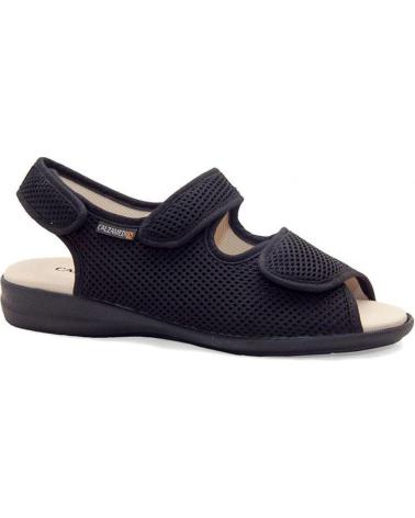 Zapatillas deporte de Mujer y Hombre calzamedi DOMESTICO Y-O POSTOPERATORIO ABIERTO 3086 NEGRO