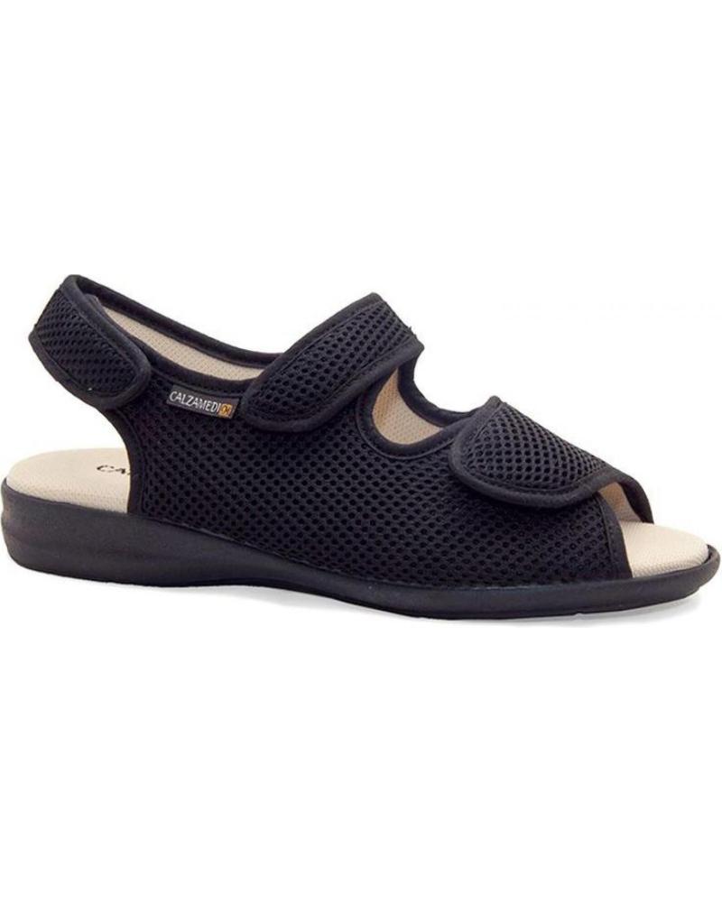 Sapatos Desportivos de Mulher e Homem calzamedi DOMESTICO Y-O POSTOPERATORIO ABIERTO 3086 NEGRO