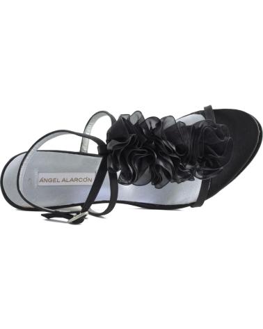 Sandales pour Femme ANGEL ALARCON ANG ALARCON ZAPATOS DE FIESTA RASO NEGRO