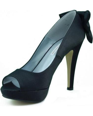 Zapatos de tacón de Mujer ANGEL ALARCON ANG ALARCON RASO NEGRO
