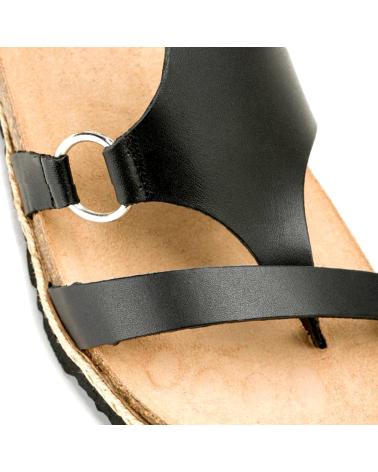 Sandalias de Mujer YOKONO SANDALIAS PLANAS CASUAL NEGRO