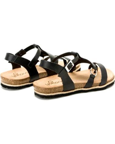 Sandalias de Mujer YOKONO SANDALIAS PLANAS CASUAL NEGRO
