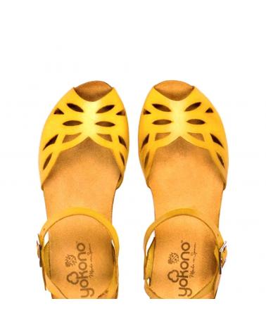 Sandalias de Mujer YOKONO SANDALIAS CUNA CASUAL MOSTAZA