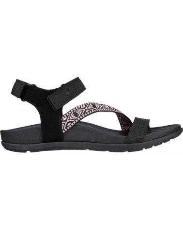 Woman Sandals SKECHERS SANDALIAS PLANAS 163221 NEGRO
